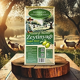 DOĞADAN GELEN LEZZET Natürel Sızma Zeytinyağı 5lt 0,1 asit ÖZEL ÜRETİM